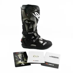 Sidi Atojo SRS Lead Grey Black Motocross Boots -UFO Shop sidi 07 13 jpg