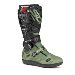 Sidi Crossfire 3 SRS Off-Road Boots - Army Black -UFO Shop sidi crossfire 3 srs army black motocross boots jpg
