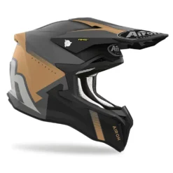 Airoh Strycker Blazer Gold Matt Helmet -UFO Shop stbl35 02 jpg