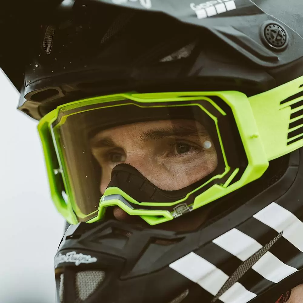 100% Armega Nuclear Citrus Clear Lens Goggles 5 100% Armega Nuclear Citrus Clear Lens Goggles - Image 5