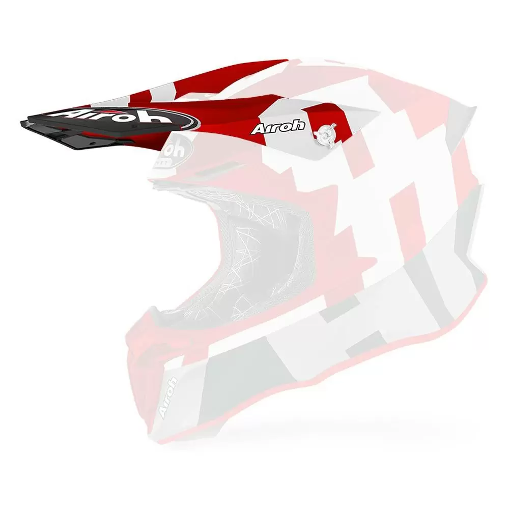 Airoh Twist 2.0 Frame Red Matt Replacement Peak 1 Airoh Twist 2.0 Frame Red Matt Replacement Peak