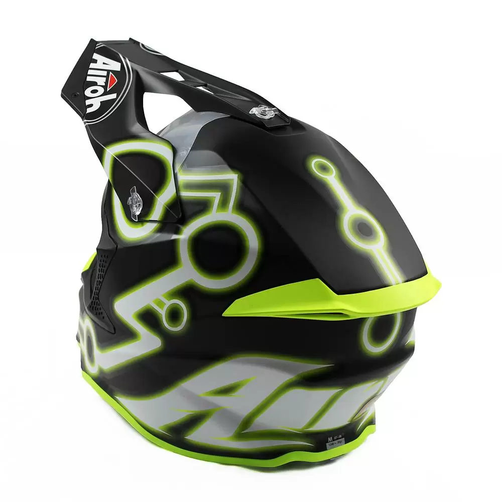 Airoh Twist 2.0 Neon Yellow Matt Helmet 9 Airoh Twist 2.0 Neon Yellow Matt Helmet - Image 9