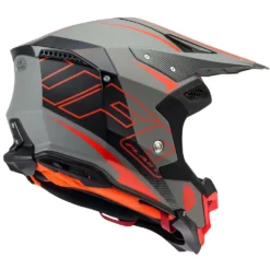 UFO Diamond Black Red Motocross Helmet -UFO Shop ufo black red diamond mx enduro helmet back 5 jpg