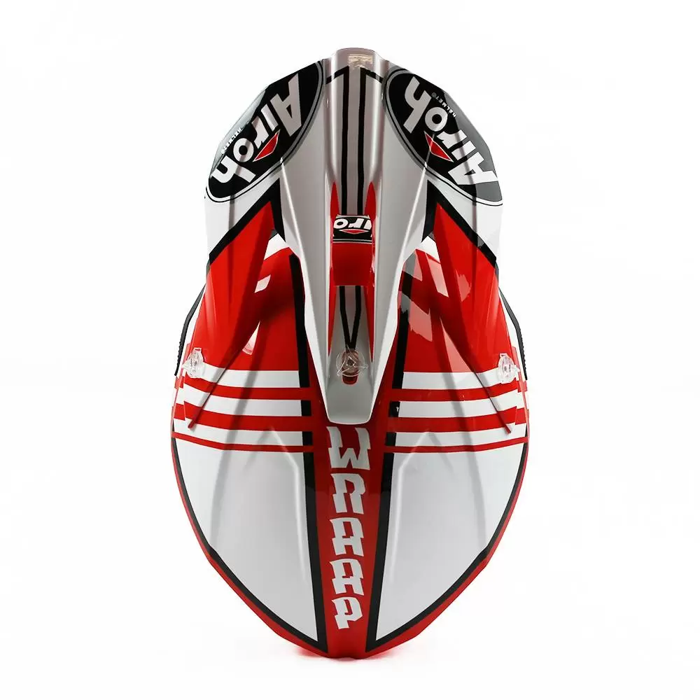 Airoh Wraap - Broken Red Gloss 12 Airoh Wraap - Broken Red Gloss - Image 12