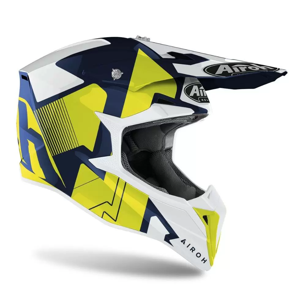 Airoh Wraap - Raze Blue Gloss 12 Airoh Wraap - Raze Blue Gloss - Image 12